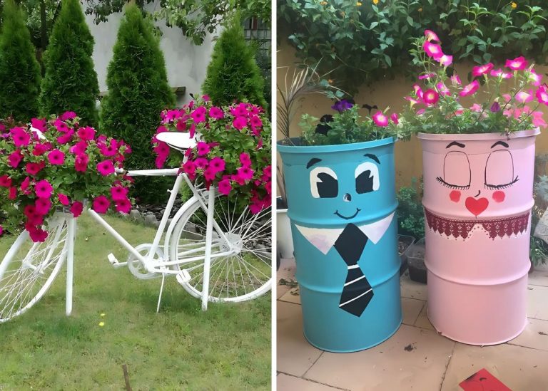 24 Brilliant DIY Garden Flower Pot Ideas On a Budget