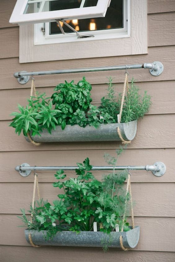 Hanging Herb Trough Planter