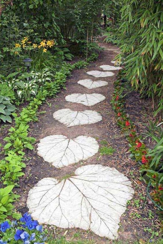 Leaf-Imprint Garden Trail