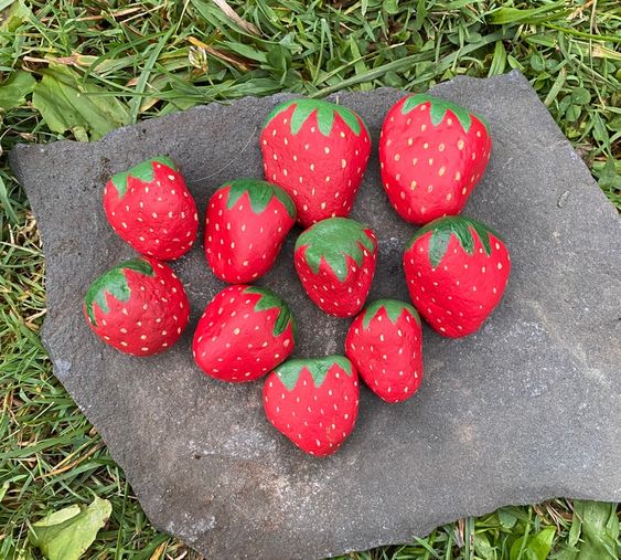 Strawberry Pebble Delights