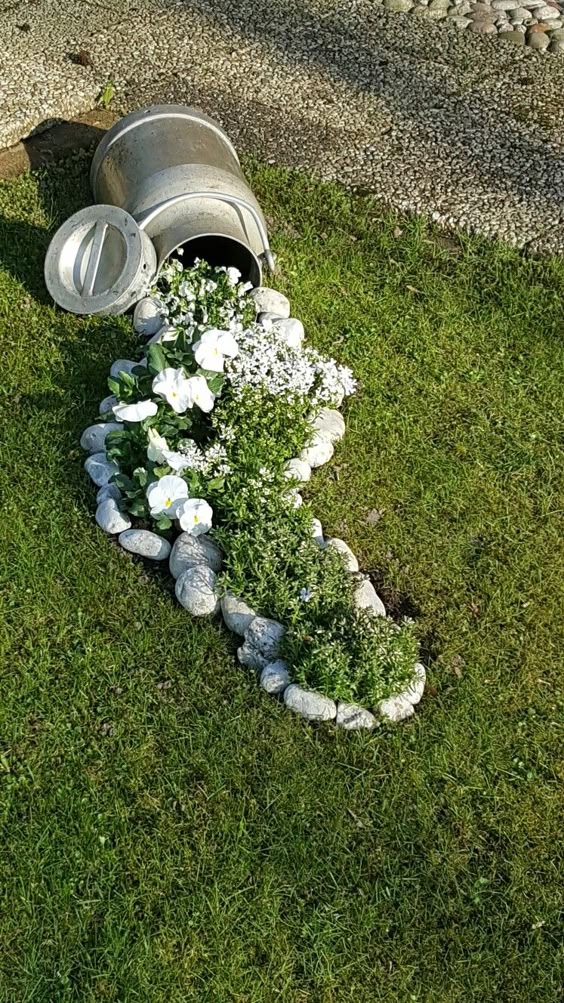 Whimsical Flower Spill Raised Bed