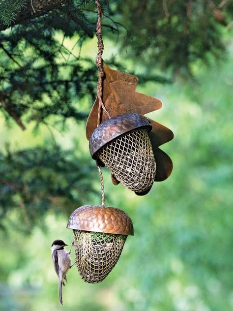 Acorn Wire Bird Feeder