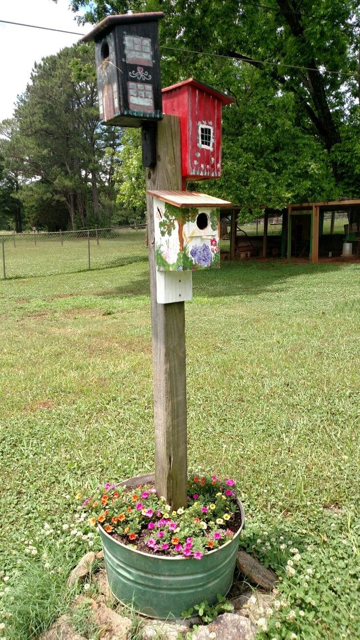 Charming Birdhouse Village