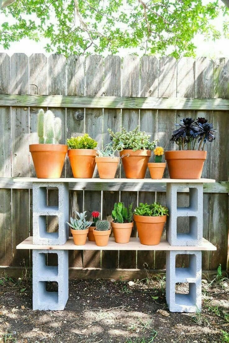 Chic Multi-Tiered Garden Shelf