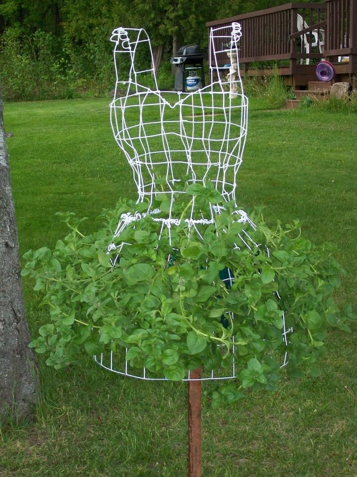 Fashionable Wire Dress Planter