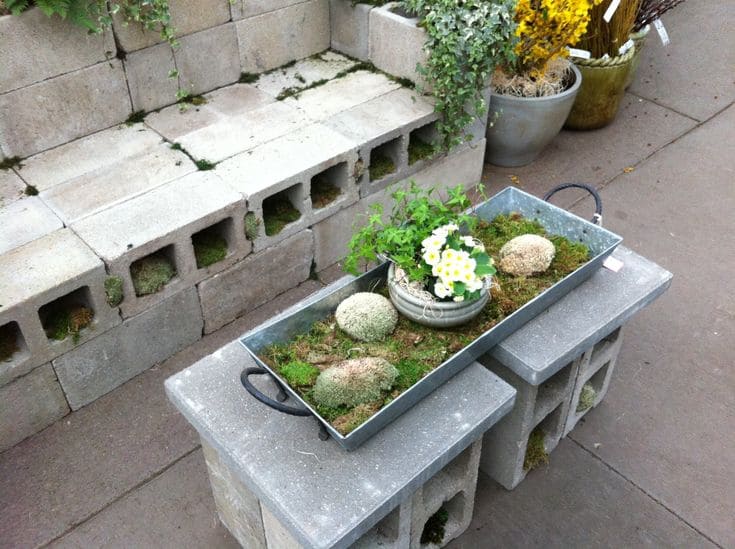 Inspired Rustic Cinder Block Furniture