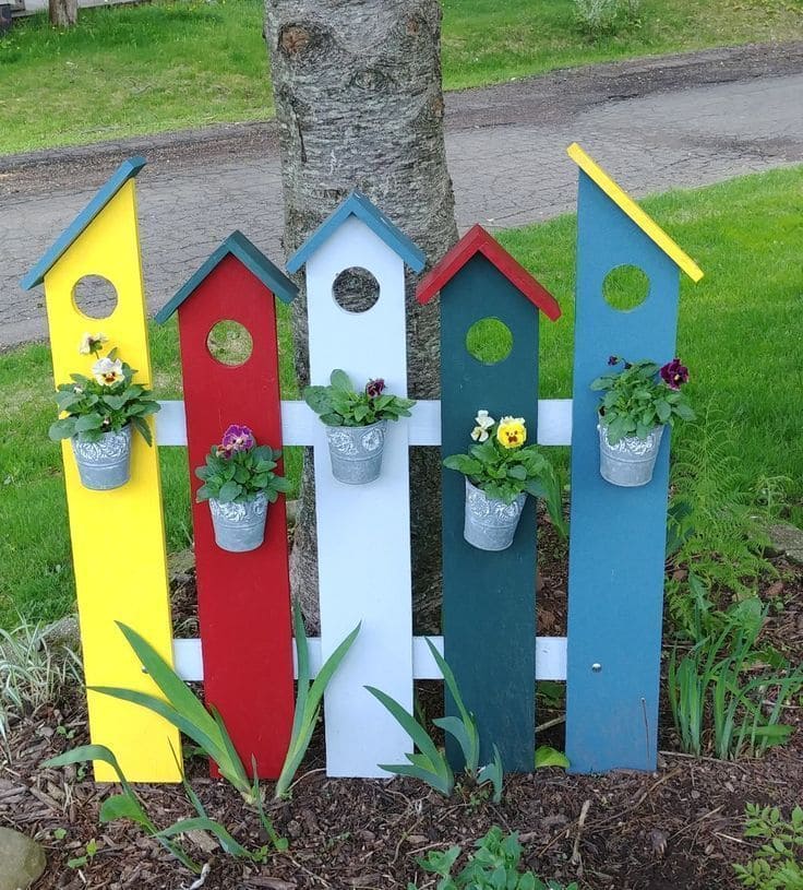 Rainbow Fence Garden Project