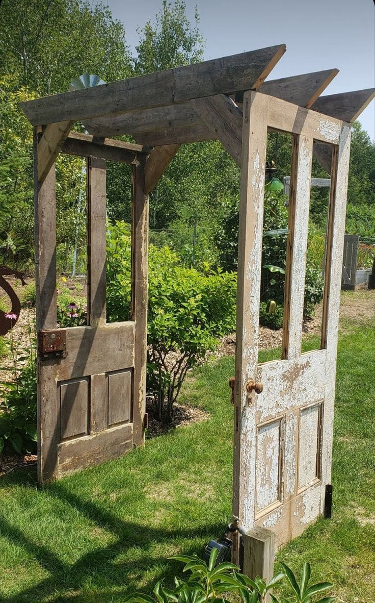 Rustic Doorway Arbor