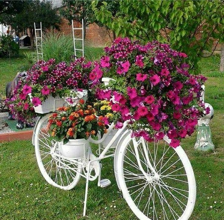 Vintage Bicycle Garden Planters