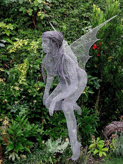 Wire Fairy Sculpture