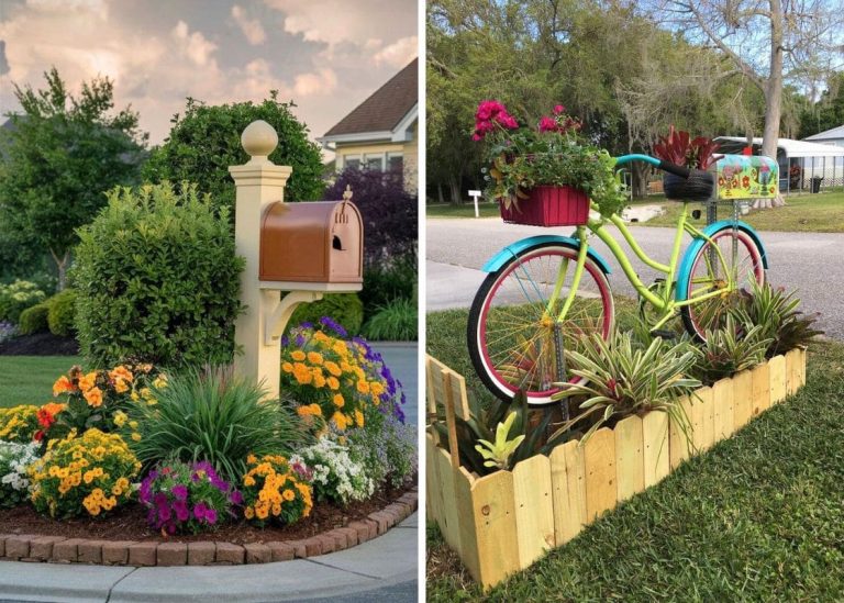 25+ Stunning Landscape Ideas to Enhance Your Mailbox Area