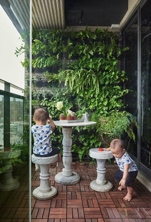 Charming Balcony Garden with Vertical Greenery