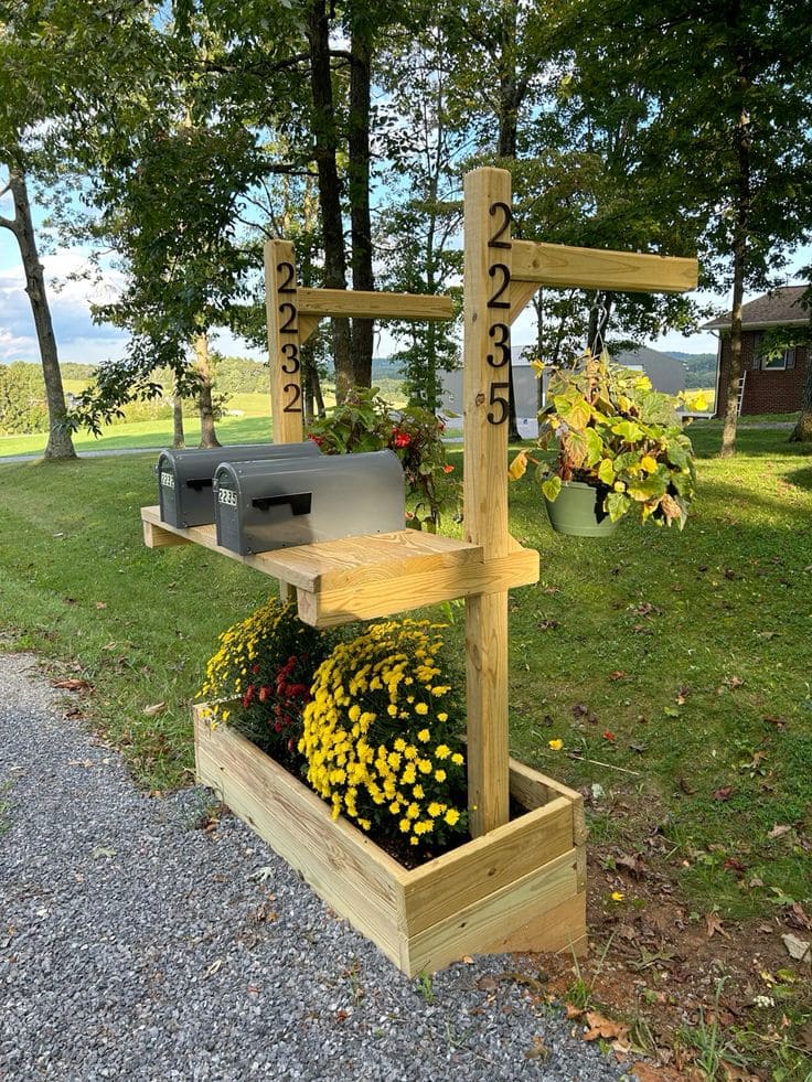 Charming Mailbox Planter Duo