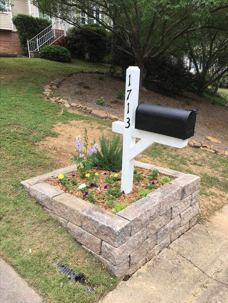 Elevated Elegance Mailbox