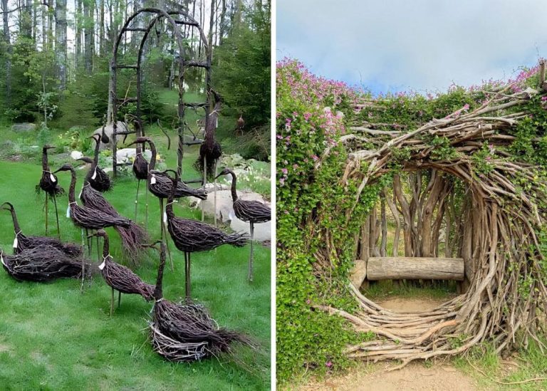 22 Creative Garden Projects Using Twigs for a Rustic Touch