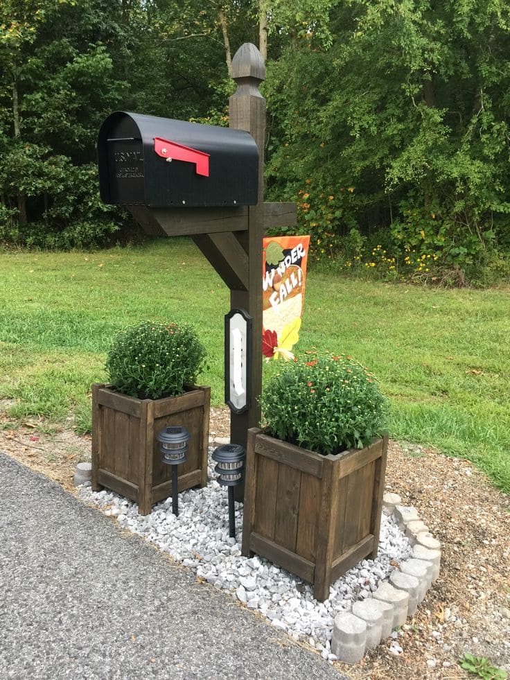 Outdoor Rustic Charm Mailbox