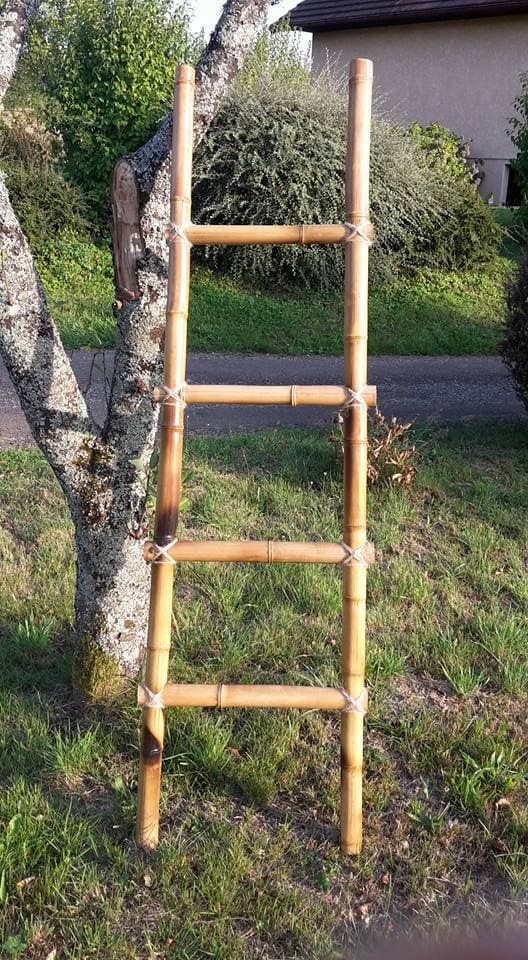 Rustic Bamboo Ladder