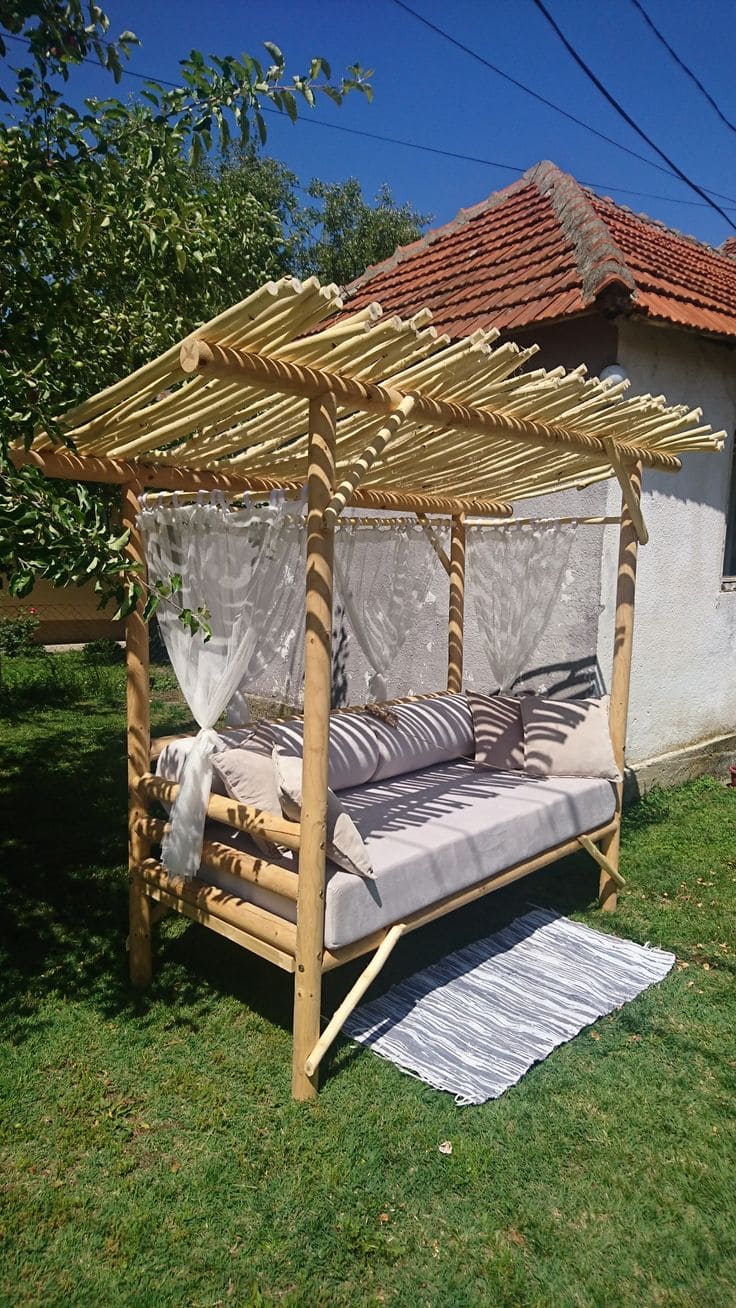 Serene Bamboo Daybed Oasis