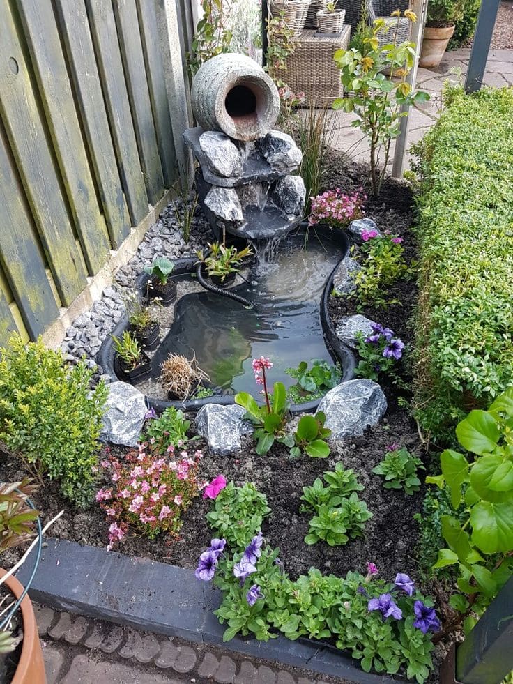 Charming Miniature Garden Waterfall Retreat