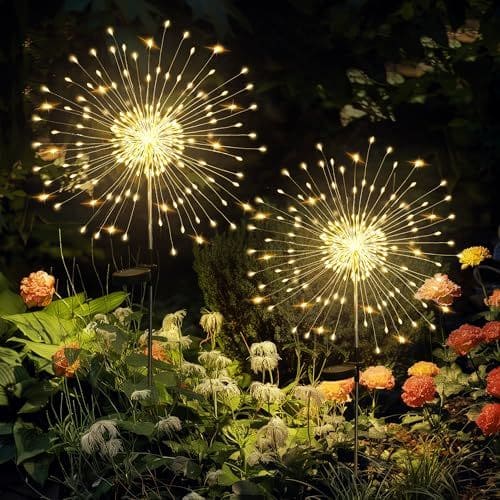 Dazzling Firework Lights for Enchanted Gardens