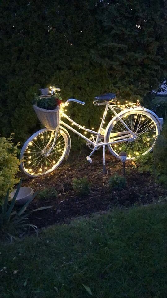 Vintage Bicycle Lights for Magical Ambiance