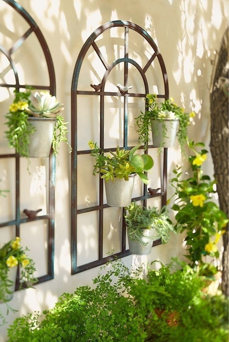 Window Frame Wall Planters