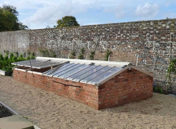 Brick-Lined Cold Frame