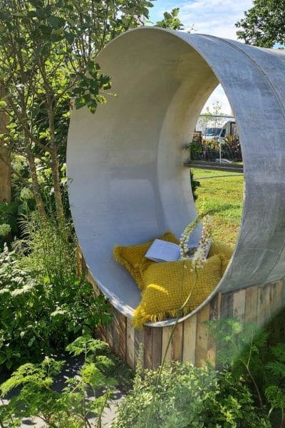 Cozy Industrial Pipe Lounger Retreat