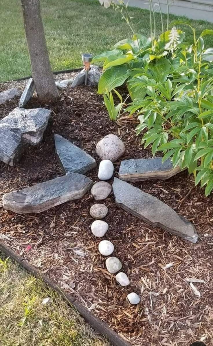 Whimsical Stone Dragonfly Garden Decor