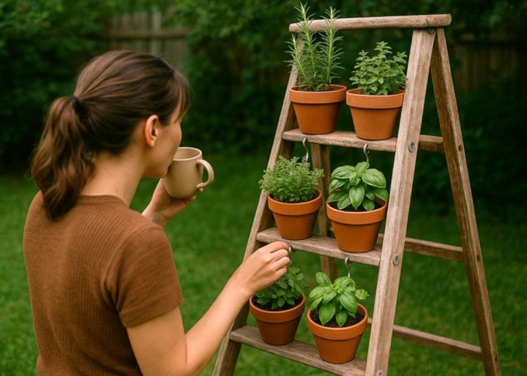 My Favorite Corner in the Garden and Great! It Feels Like Home