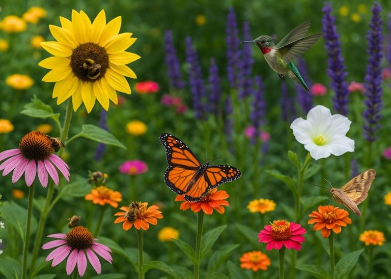 The Pollinators in My Garden and How I Attract Them