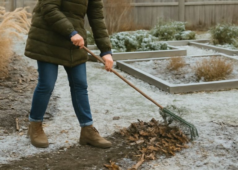 The Silent Beauty of My Garden in Winter
