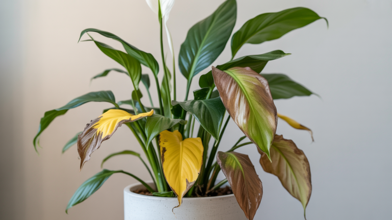 What Peace Lily Leaves Can Tell You About Watering Mistakes